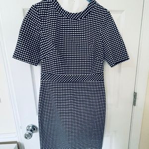 Work dress gingham print